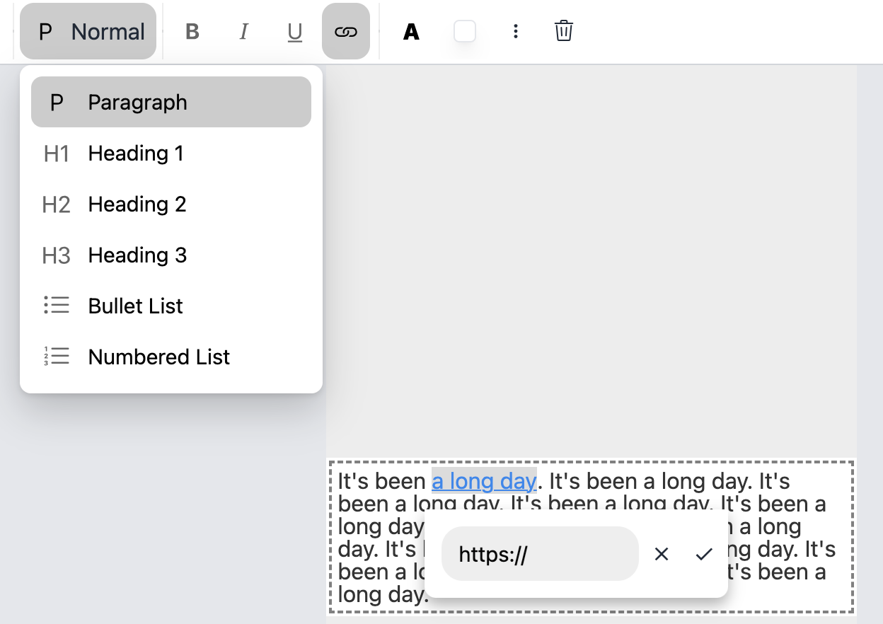 Inline styling